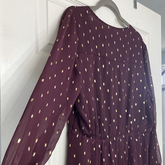 Lane Bryant peplum size 14 fall top - Picture 6 of 6